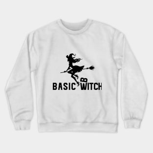 Basic witch text Crewneck Sweatshirt